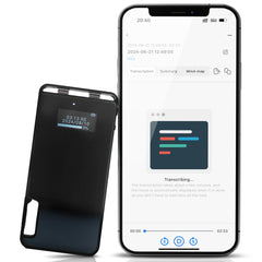 TCTEC 128GB Smart Voice Recorder AI Transcription Recorder Smart AI Summary Audio to Text Function Noise Reduction Audio Recording Device for Meeting Lecture Interview.