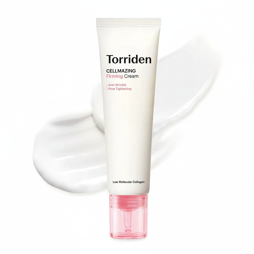 Torriden Cellmazing Firming Cream tube with white background