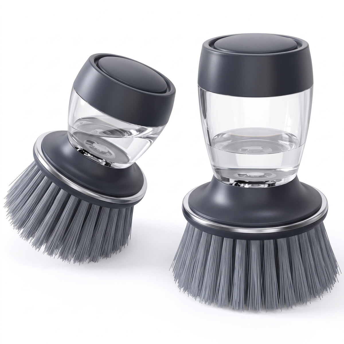 2-in-1 Soap Dispensing Dish Brush Set