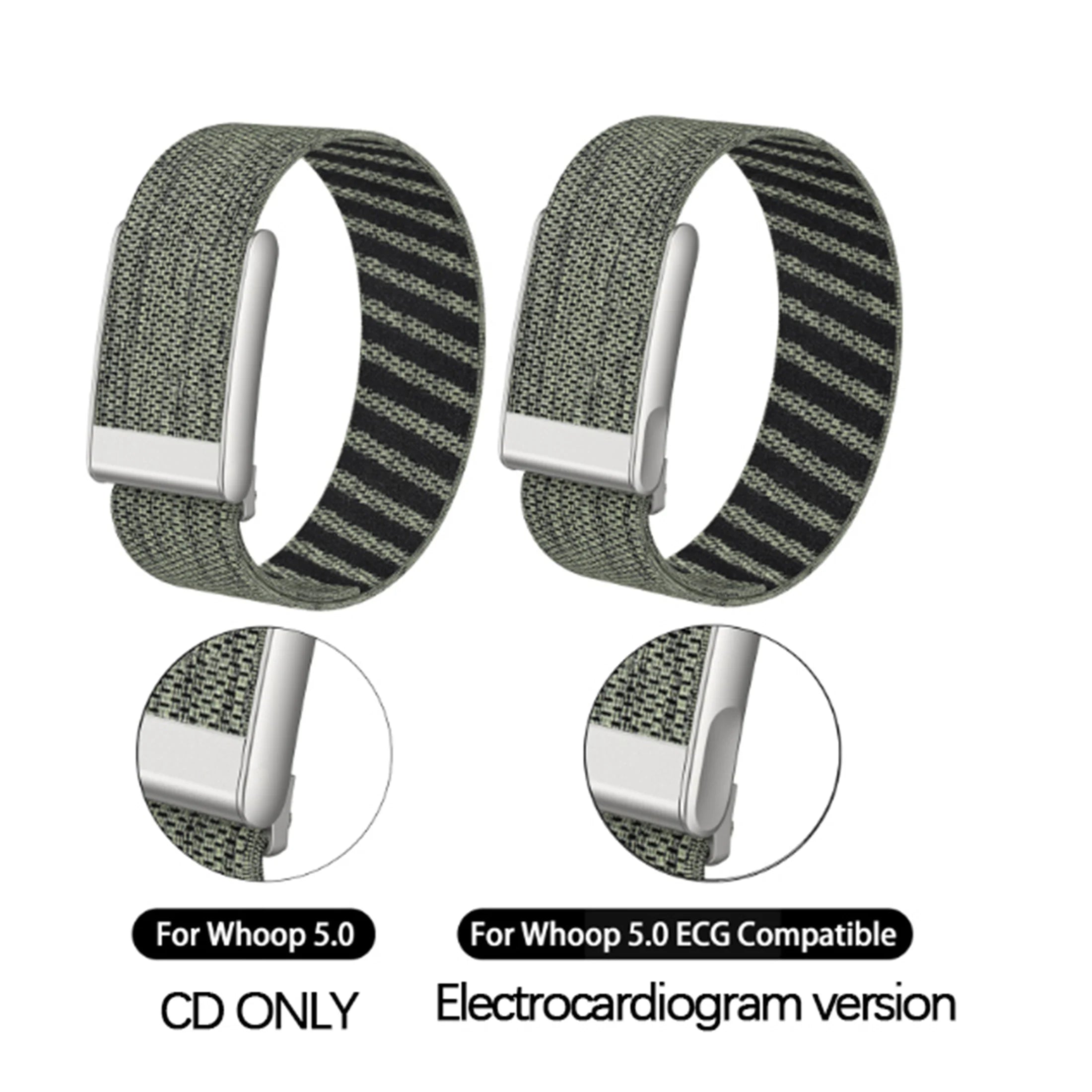 Wrist Band Nylon Fitness Soft Breathable Replacement Strap Adjustable Protector Sports Wristband Strap , 5.0 Compatible