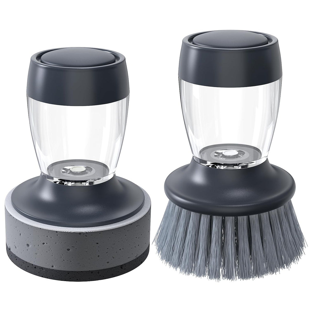 2-in-1 Soap Dispensing Dish Brush Set